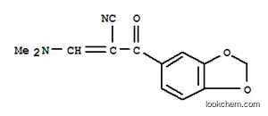 Molecular Structure of 96219-78-2 (2-[(DIMETHYLAMINO)METHYLENE]-3-(3,4-METHYLENEDIOXYPHENYL)-3-OXO-PROPANENITRILE)